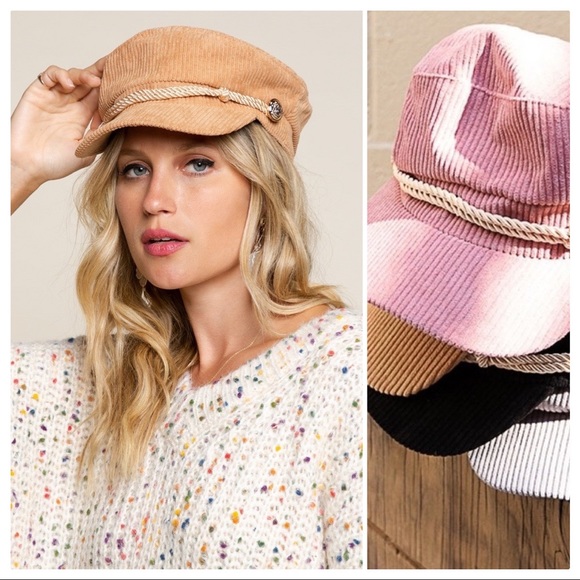 POL Newsboy Must Have Corduroy Hat - Picture 3 of 16